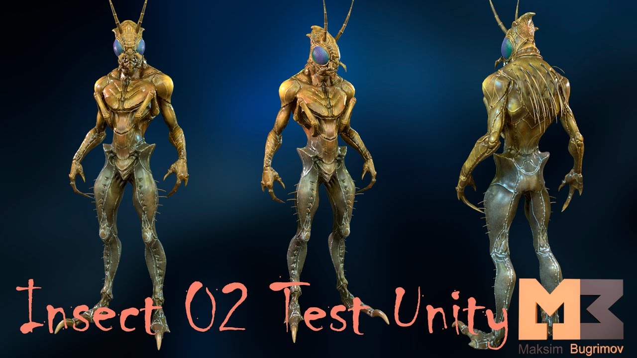 Creature Insect 02 Animations Unity