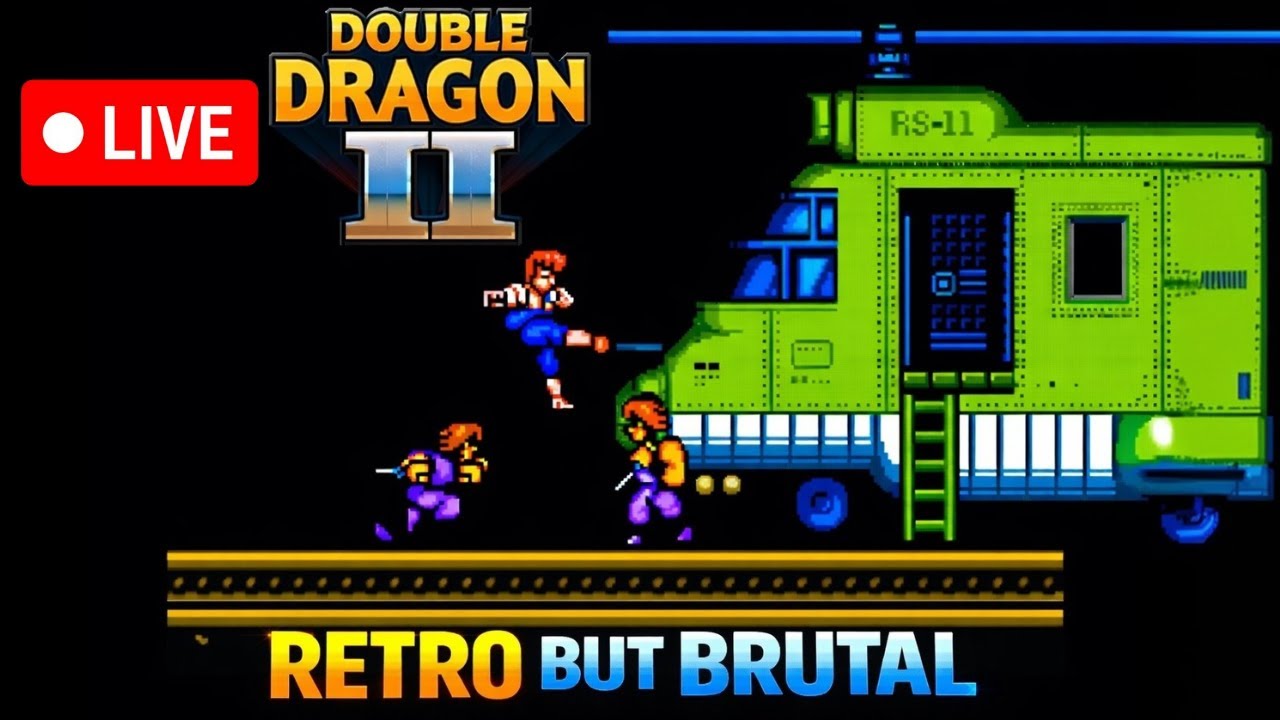 Noob ➜ Pro Journey in Double Dragon II | Retro Live ⚡