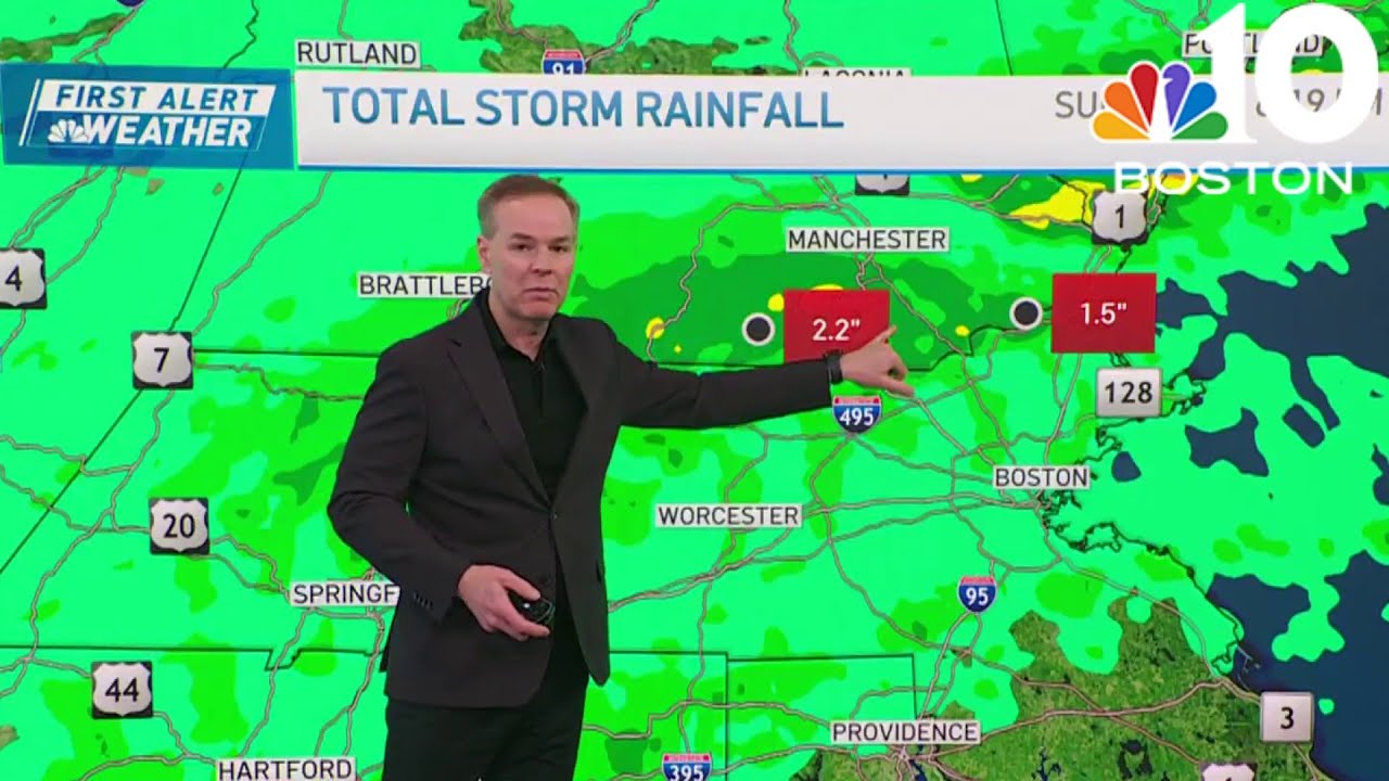 Waves of wet weather headed to Boston this week.