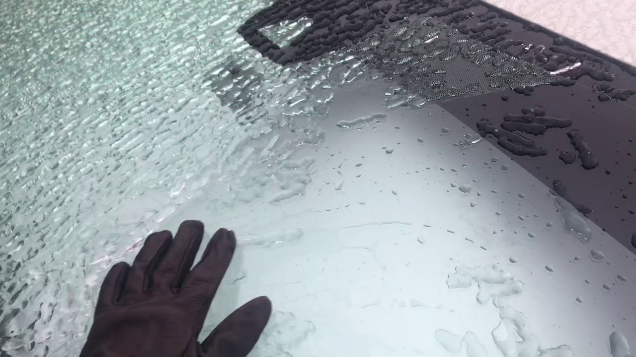 Corolla Hatchback Freezing Rain Ice Removal ASMR カローラスポーツ