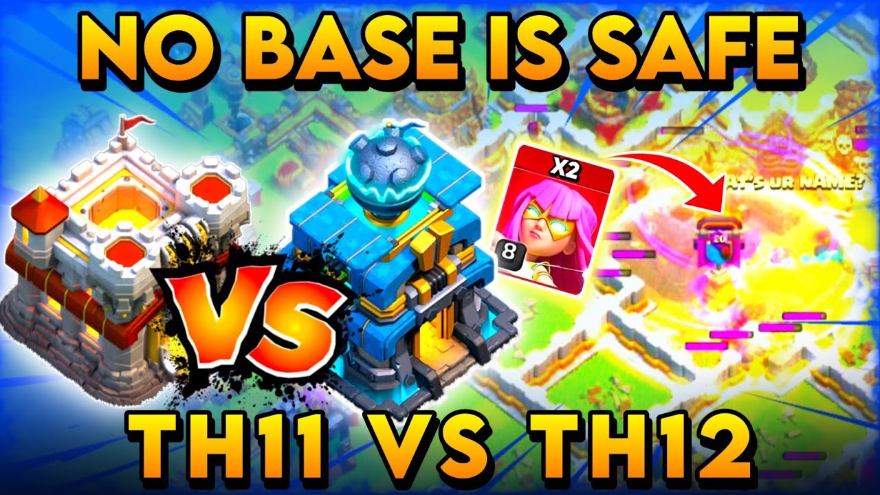 TH11 VS TH12 MAX Attack Strategy | TH11 CWL Attack Strategy 2025 (Clash of Clans)