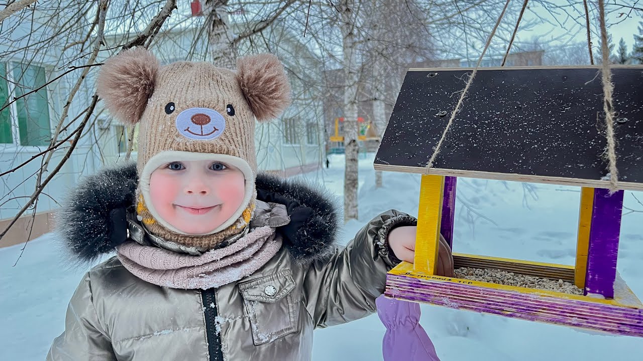 🇰🇿 Масленица. Вешаем кормушки для птиц 🐦 16 февраля 2026 г. 