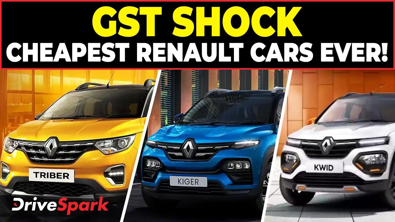 Car Prices Drop by ₹96,000! Renault's New GST Offer | Kiger, Triber, Kwid