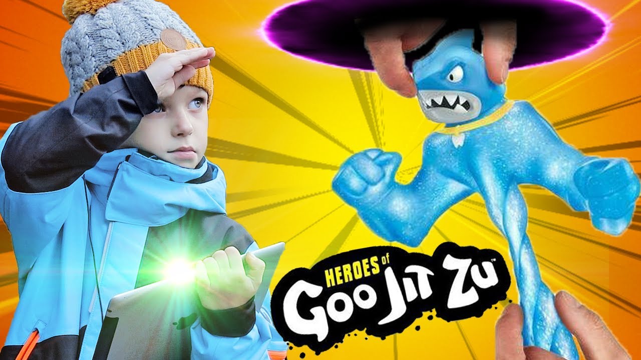 Герои Гуджитсу игрушки как Егор их перехватил! Heroes of Goo Jit Zu
