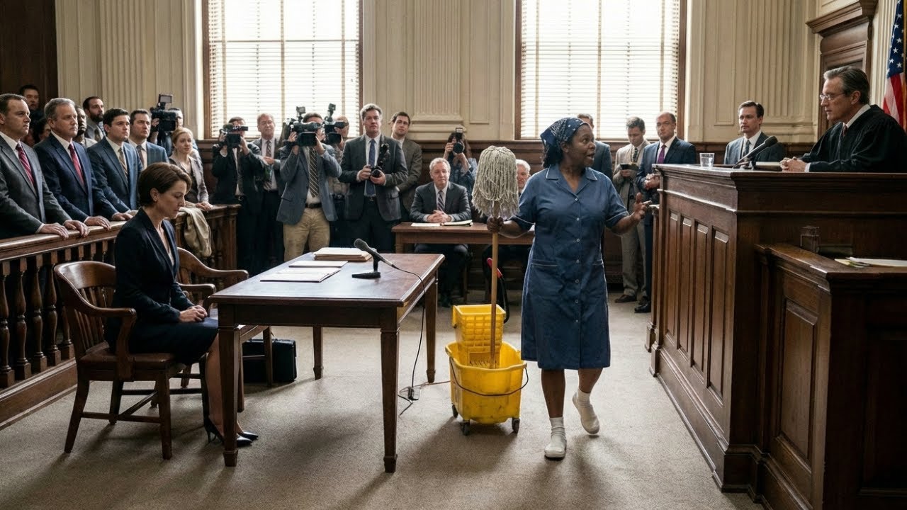 „ЩЕ Я ЗАЩИТЯ!“ – Чистачката, която спаси милиардерка, след като адвокатът ѝ я изостави в съда