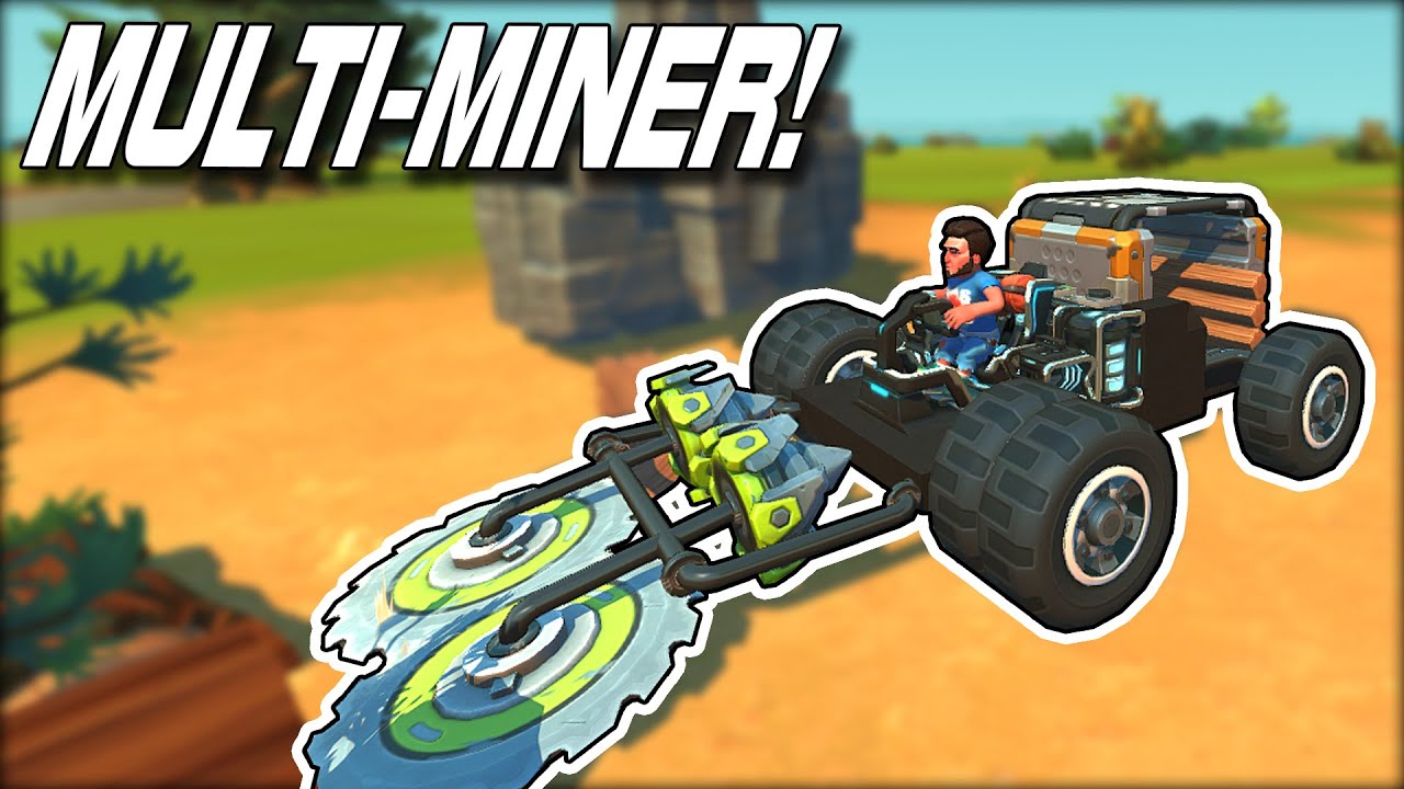Who Can Build the Best Multi-Function Resource Harvester? (Scrap Mechanic Gameplay)
