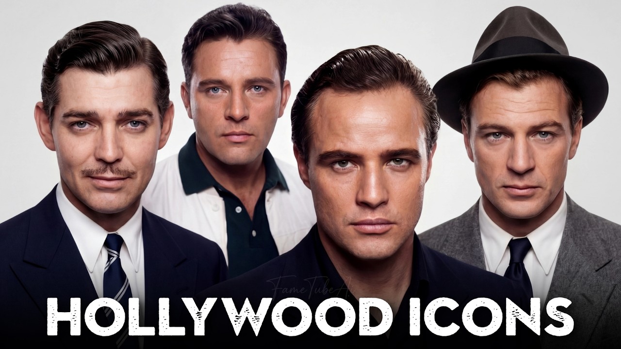 Top 25 Most Iconic & Handsome Men of Golden Age Hollywood &ndash; Then & Now