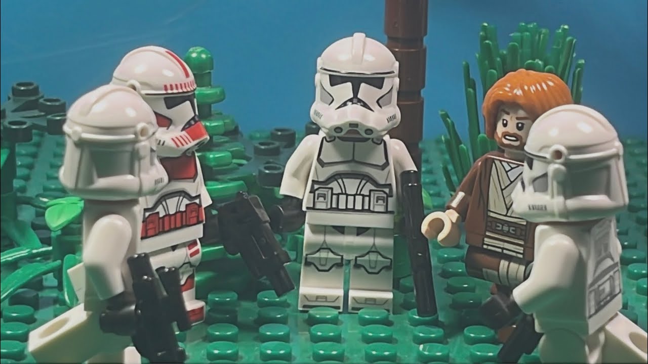 LEGO Star Wars: Clone Troopers Rescue Obi-Wan! | Epic Stop Motion Battle