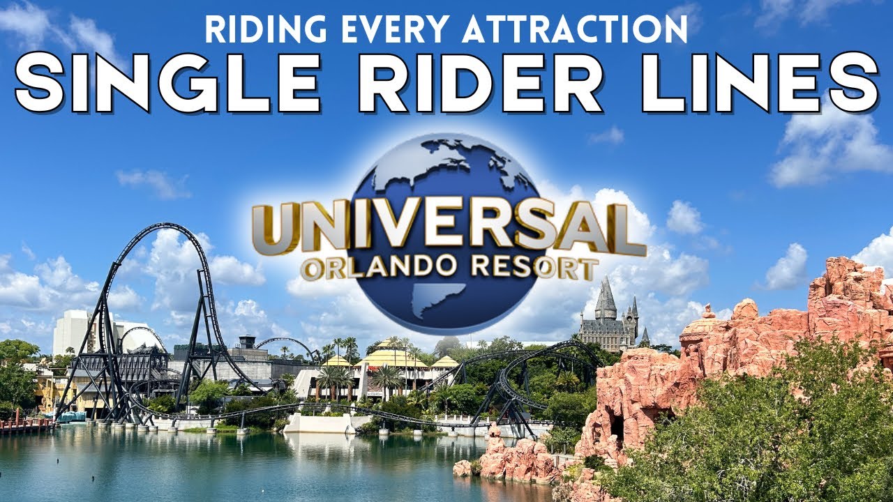 Riding EVERY RIDE with a SINGLE RIDER line at Universal Orlando ! 2024