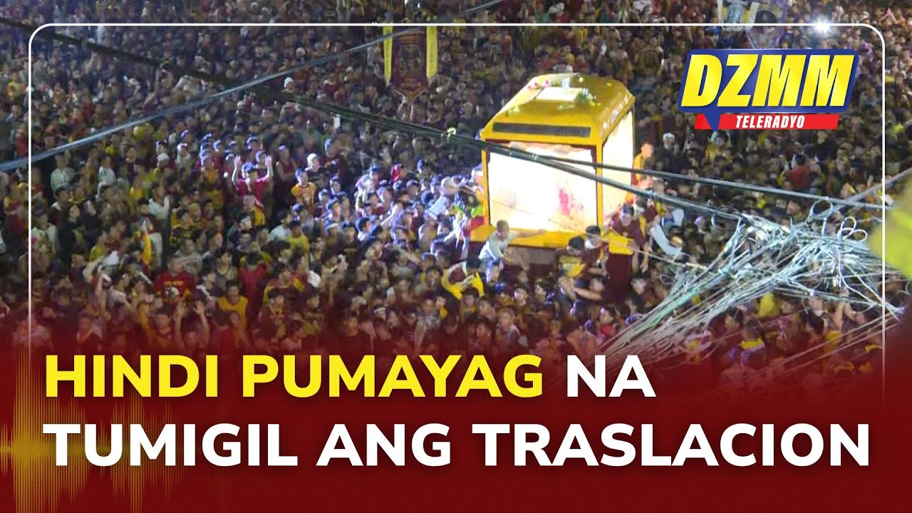 Nazareno devotees refuse to halt Traslacion | DZMM Teleradyo (10 January 2026)