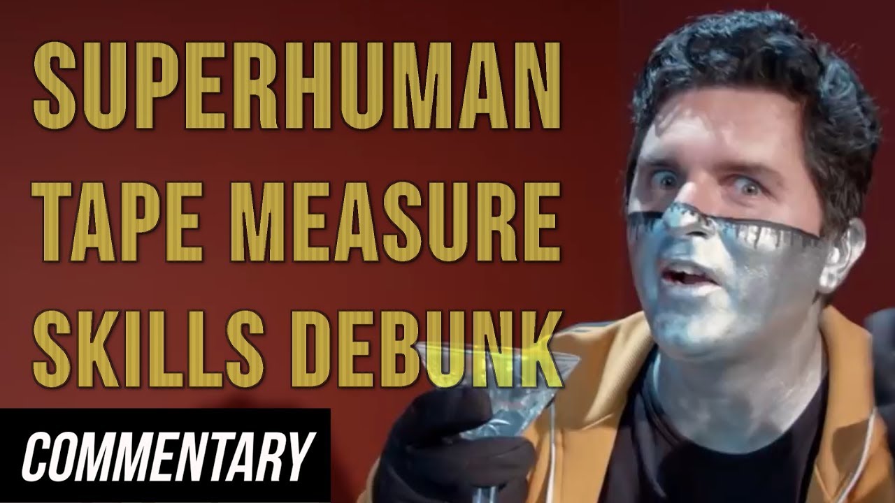 [Blind Reaction] Superhuman Tape Measure Skills Debunk