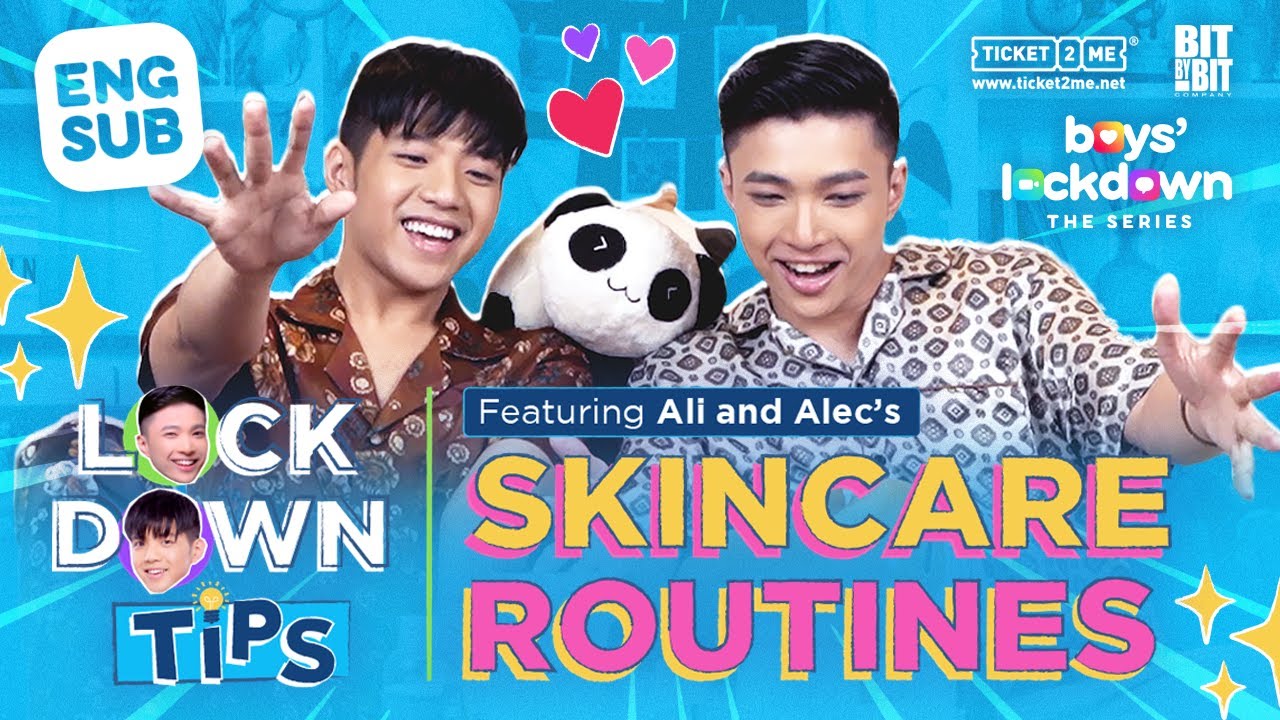 #BoysLockdown | Ali King and Alec Kevin | Skincare Routines with KeyChen [ENG SUB]