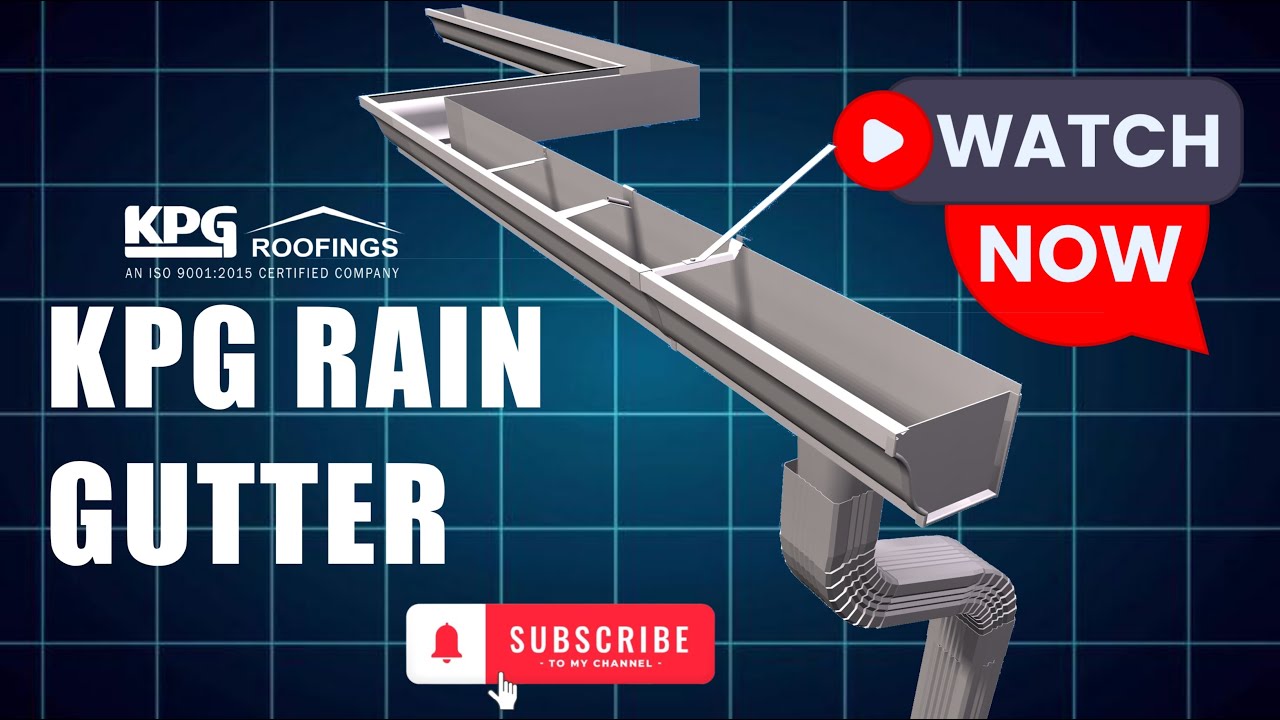 KPG ROOFINGS KOPPA KPG RAIN GUTTER