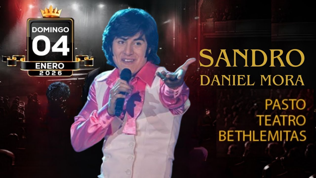 Homenaje a Sandro, Daniel Mora, concierto en Pasto - Colombia 