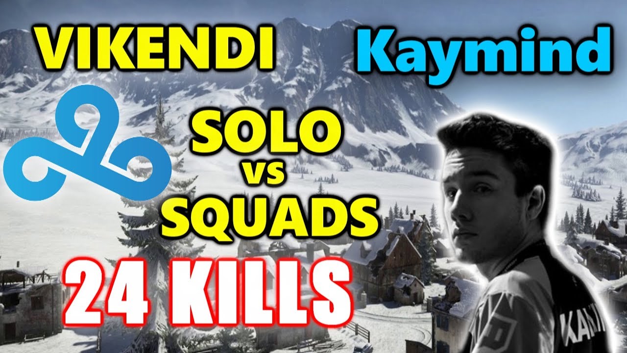 PUBG - Cloud 9 Kaymind - 24 УБИЙСТВА - СОЛО против ОТРЯДОВ - G36C + SLR - ВИКЕНДИ