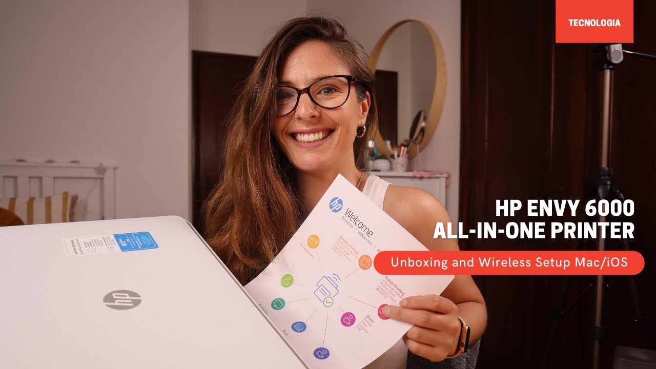 HP Envy 6000 All-in-one Printer Unboxing and Wireless Setup Mac/iOS