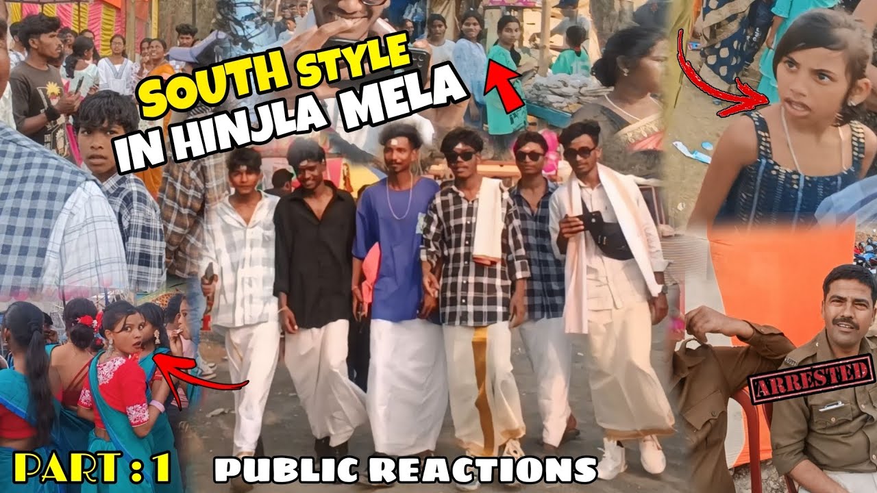 SOUTH STYLE prank  in Hinjla mela 😂🙏|| INSANE public reactions 😍 || DUMKA VLOGS || DENX Boii