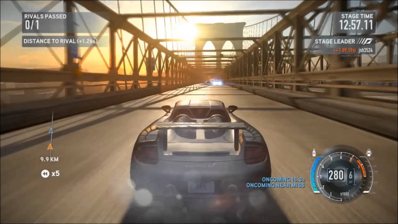 Need For Speed The Run Aston Martin One-77 vs Porsche Carrera GT