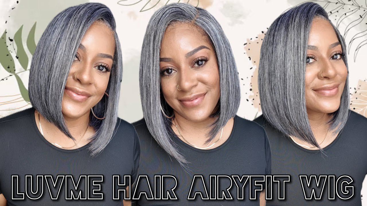 Game-Changer! LuvMe Hair AiryFit Salt & Pepper Glueless Bob Wig Review – Flawless & Effortless!