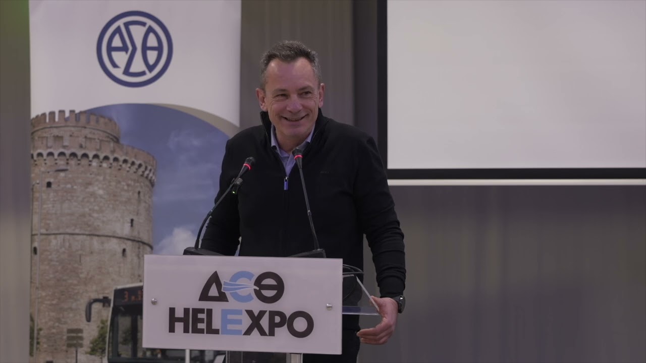 Ο πρόεδρος του ΣΕΟΑΣΘ Γ. Δήμκας, στην εκδήλωση βράβευσης αριστούχων μαθητών & κοπής πίτας του ΟΑΣΘ