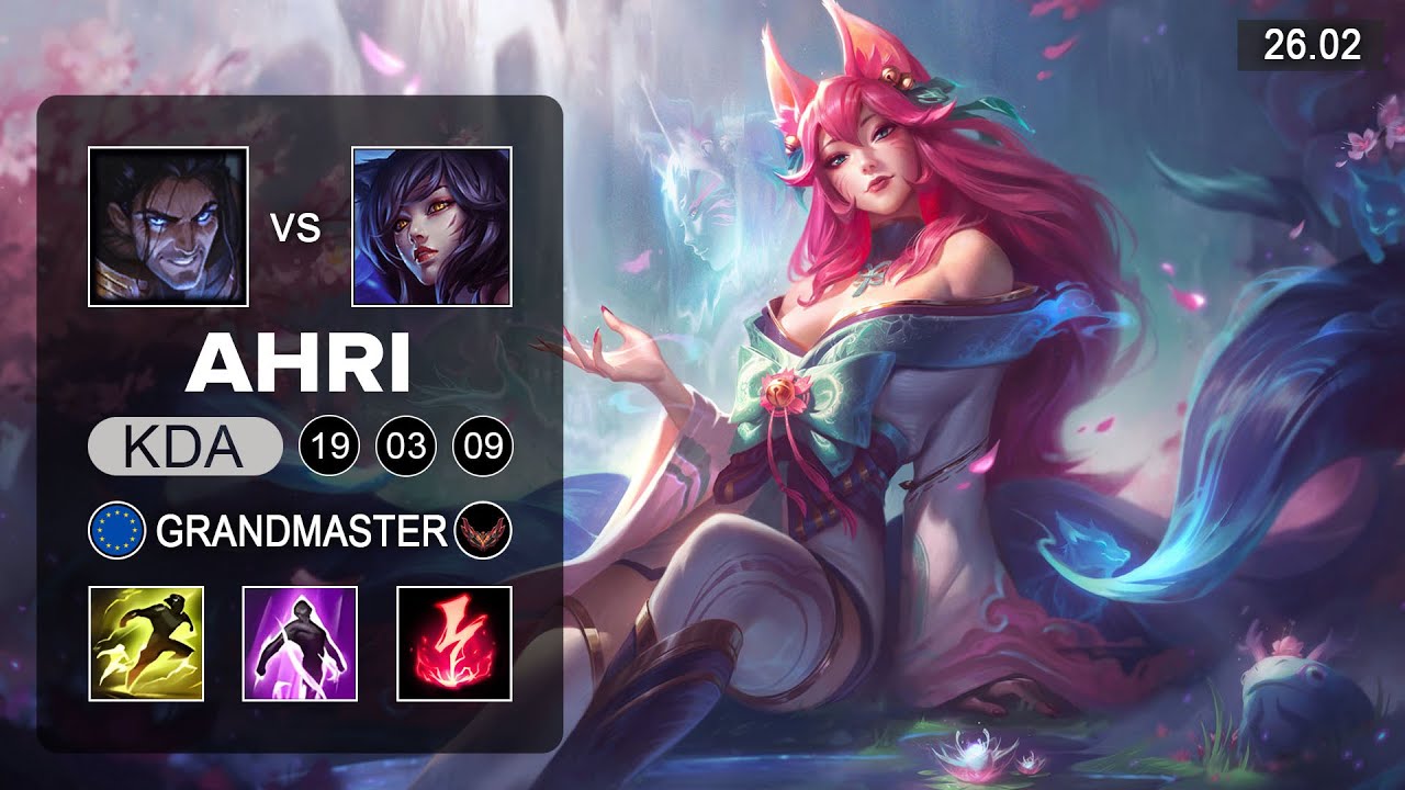 Ahri vs Sylas Mid - EUW Grandmaster - Patch 26.02 Season 16