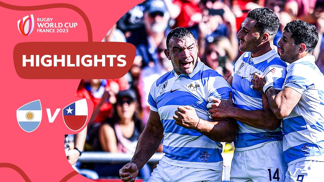 100 cap Sanchez stars in South American clash | Argentina v Chile | Rugby World Cup 2023 Highlights