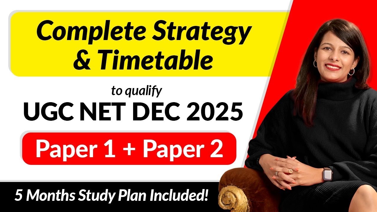 Beginner's Strategy for UGC NET Dec 2025 | Paper 1 & Paper 2- How to Study + Where to Start From?