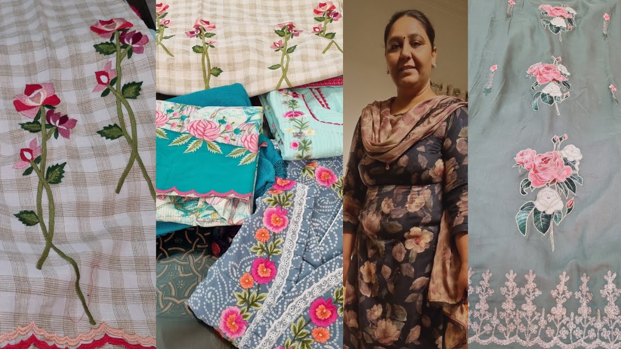 Top 20+Patch Work Designe #Beautiful Patch Work Punjabi Suits