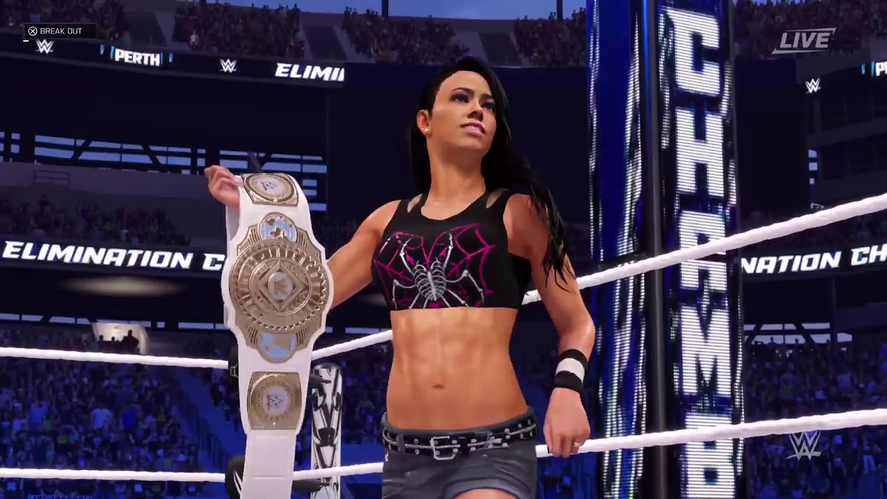Elimination chamber 2026 Aj Lee vs Becky lynch Womens intercontinental championship