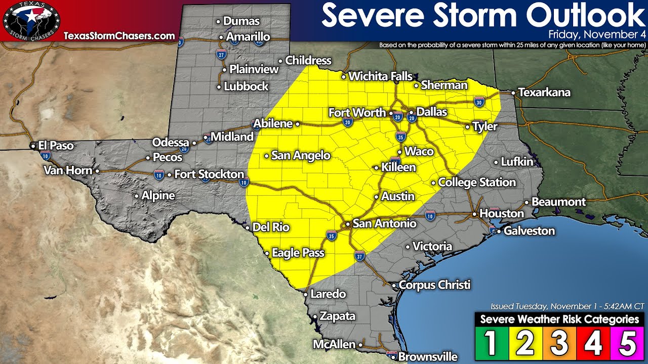 Texas Weather Roundup for November 1, 2022