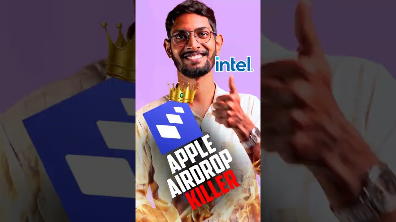 Windows to iPhone file sharing INTEL Unison🚀🔥 #intel #unison #a2d #sharing #iphone
