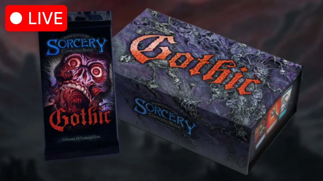 Sorcery Contested Realm GOTHIC Booster Box Opening (I'm spoiler free, my first box!)