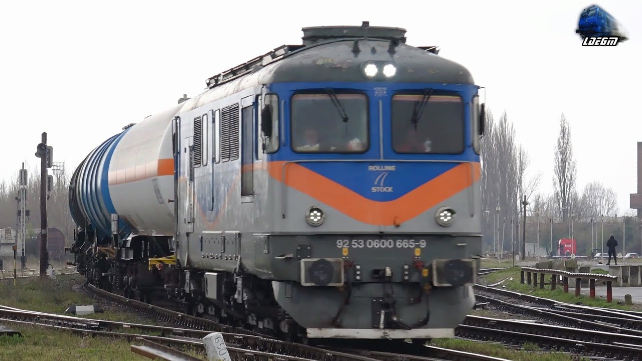 060-DA 60-0665-9 & Marfar CER Fersped Freight Train in Gara Oradea Est Station - 07 April 2023