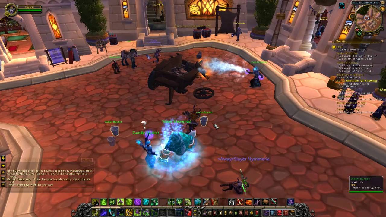World of Warcraft Fire! Legion Quest Guide
