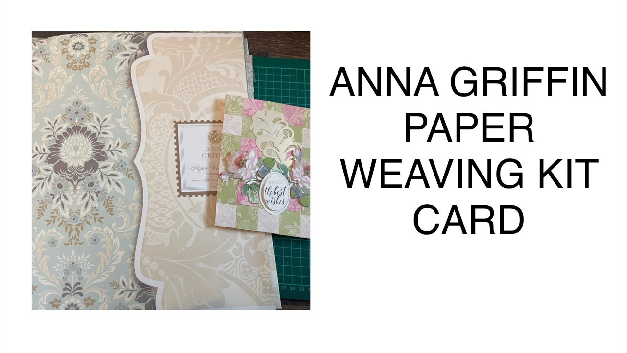 ANNA GRIFFIN PAPER WEAVING KIT CARD