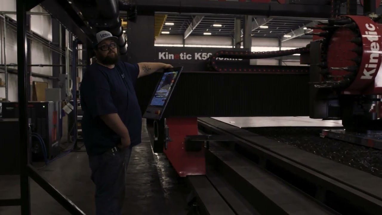 Cut Steel Plate Parts by Leeco Steel