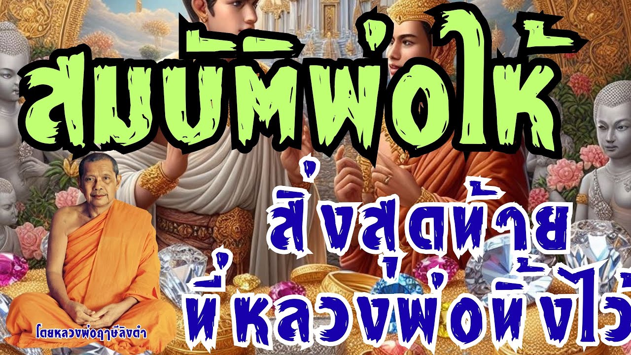 สมบัติพ่อให้! สิ่งสุดท้ายที่หลวงพ่อทิ้งไว้เพื่อช่วยลูกหลาน โดยหลวงพ่อฤๅษีลิงดำ วัดท่าซุง
