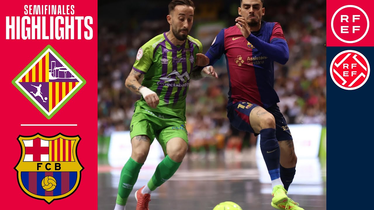 Resumen #PrimeraDivisiónFS Illes Balears Palma Futsal 2-4 Barça | Semifinales playoff