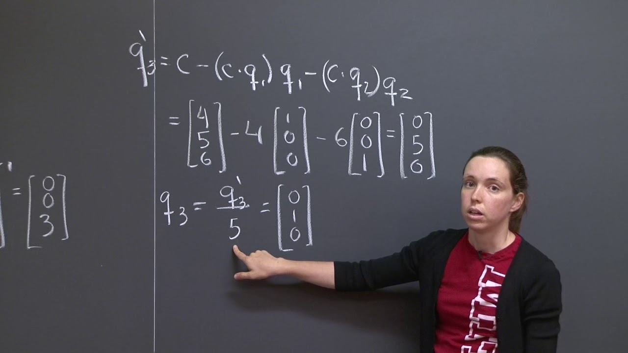 Gram-Schmidt Orthogonalization