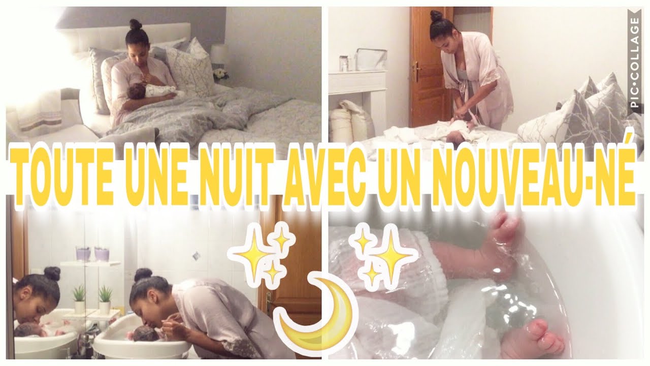 🌙NIGHT ROUTINE AVEC UN NOUVEAU-NÉ + LA NUIT ENTIÈRE AVEC NOUS // MAMAN X3 // MÈRE AU FOYER