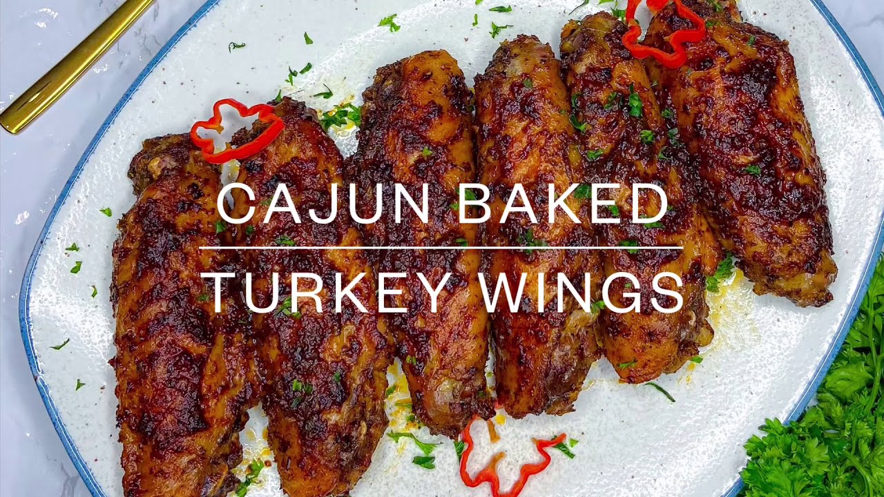 CAJUN BAKED TURKEY WINGS | TURKEY WINGS RECIPE | STEP-BY-STEP || FRUGALLYT