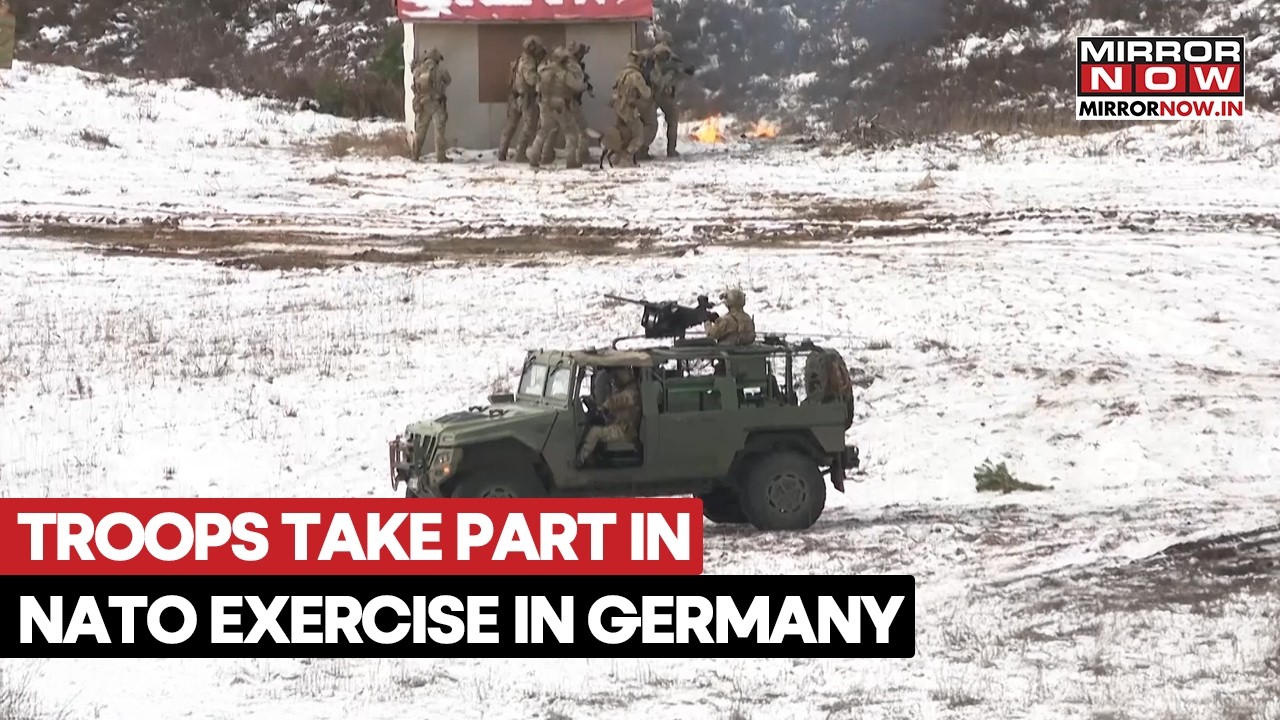 Germany: Troops Take Part In NATO exercise As Tensions Remain High Amid Russia-Ukraine War | Watch