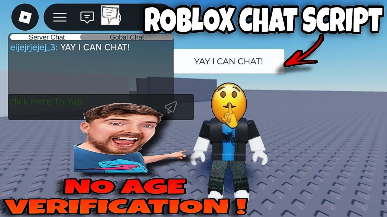 Скрипт чата Roblox | Без подтверждения! Для мобильных устройств и ПК.