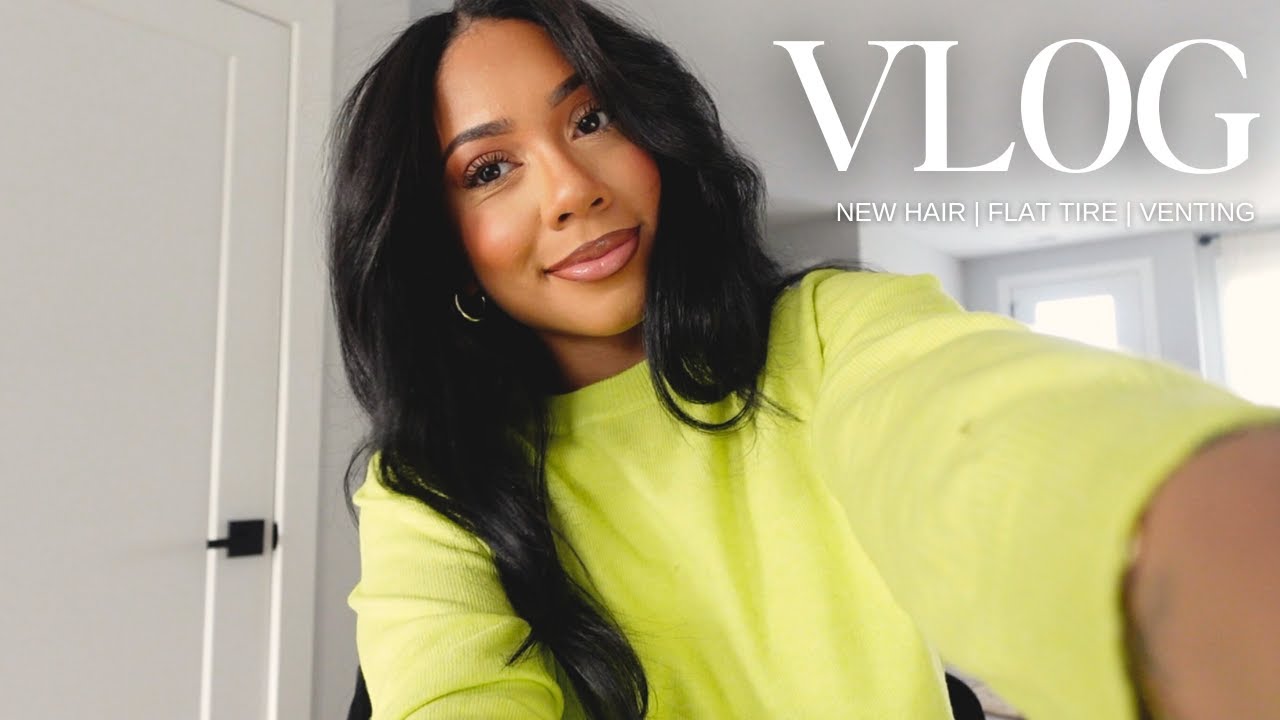 VLOG - I got a flat, new hair, venting, moving?, being called higher  |  Faceovermatter