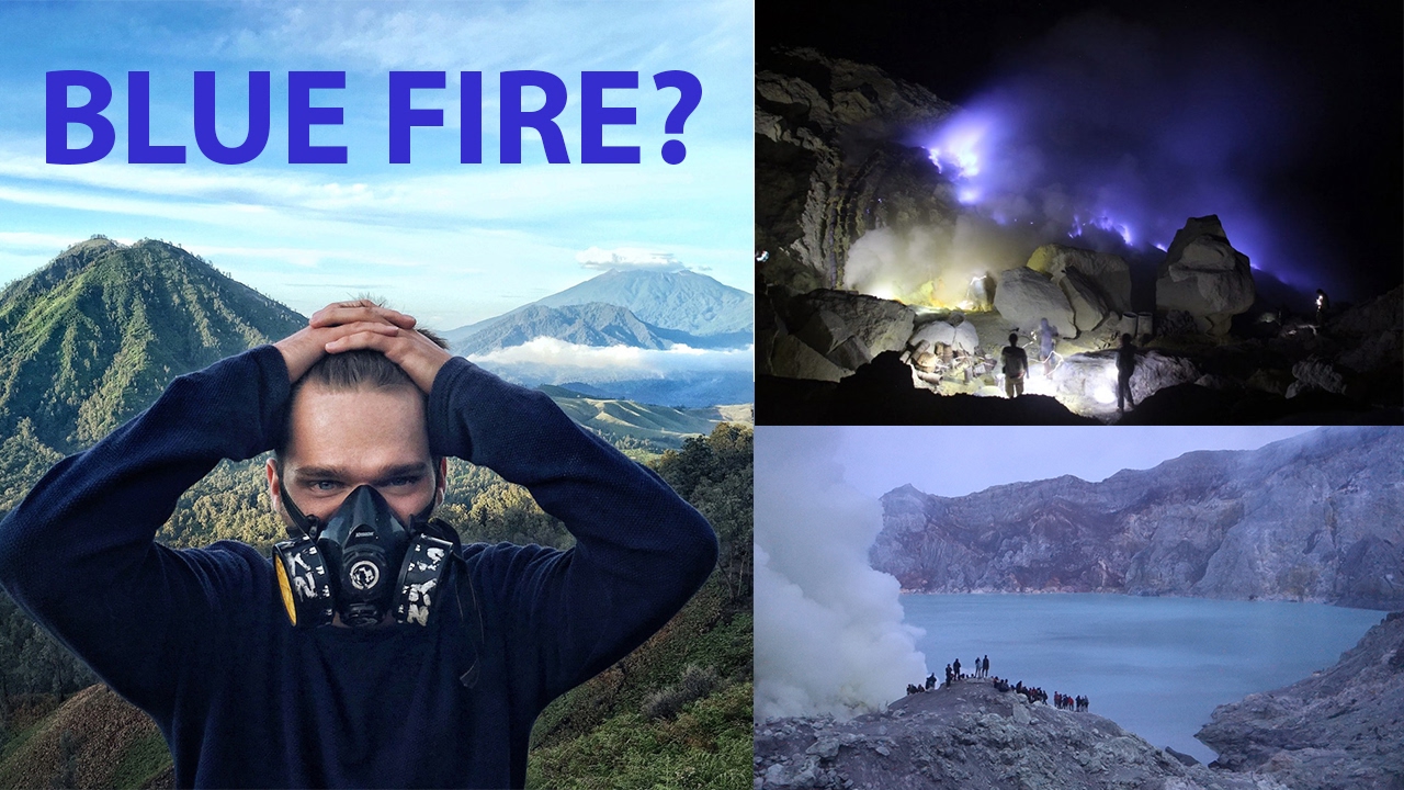 World's Largest Blue Fire Flames | Ijen Crater, Indonesia 🇮🇩