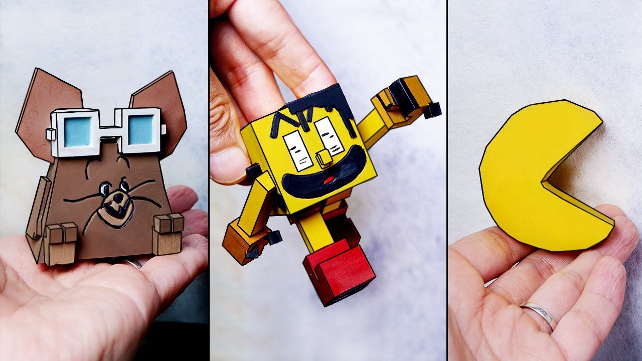 [FNF] Making Minecraft Corrupted Pac-Man & Jerry Sculptures Timelapse - Friday Night Funkin'