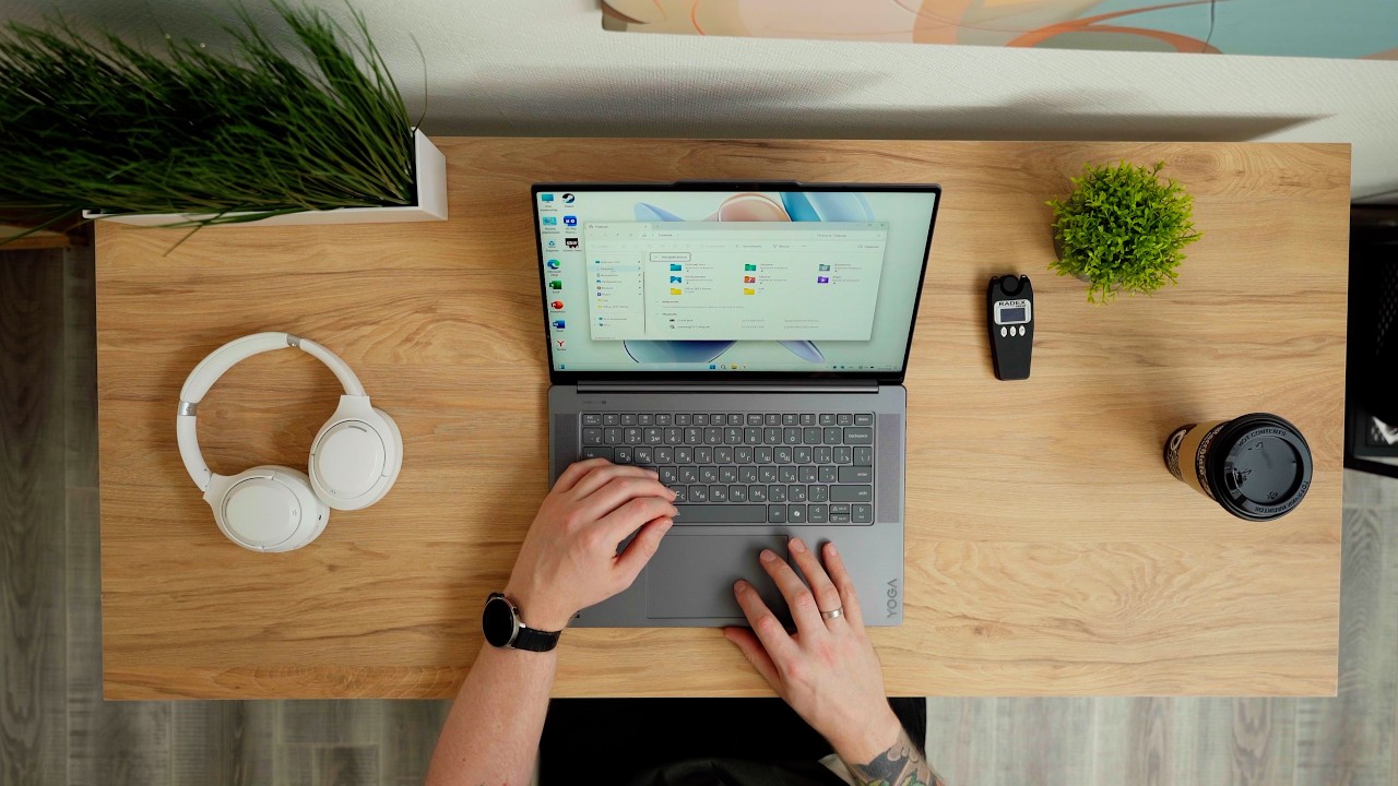 Lenovo YOGA Air 15 Aura!😱 с новым процессором intel Ultra 7 258V🤘🏻