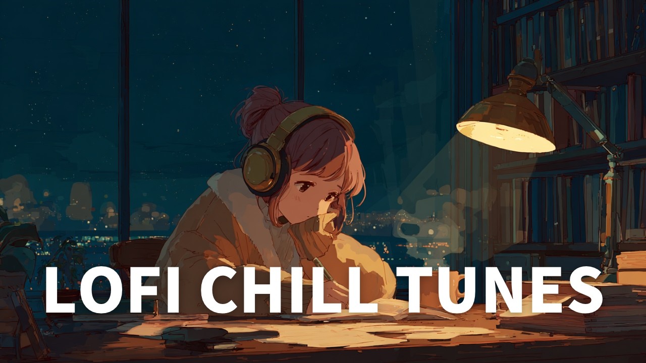 【エモいLo-fi BGM】深夜2時の勉強部屋 📖✨ 集中できるLo-fi　2AM Deep Focus – Calm Lo-fi Beats Under the City Sky