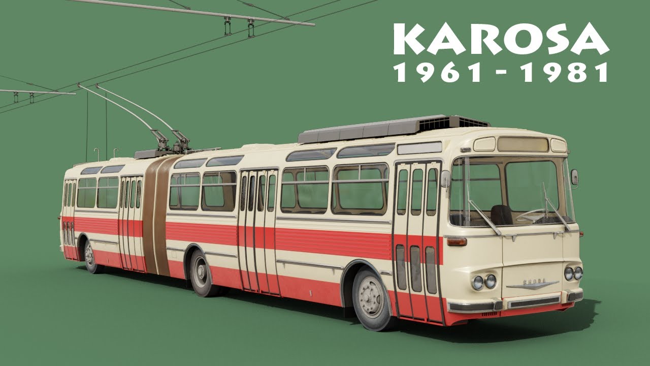 HISTORY OF BUS KAROSA 1961 - 1981 | KAROSA 3D