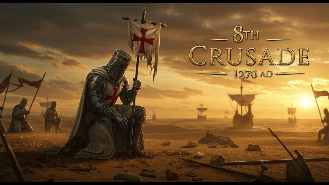 The 8th Crusade: A Forgotten Chapter of History | From Paris to Tunis for 8th Crusade | 4K